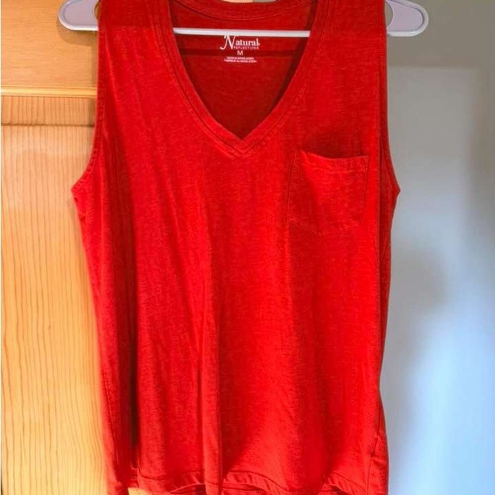 Natural Reflections Red Women's Tank Top
